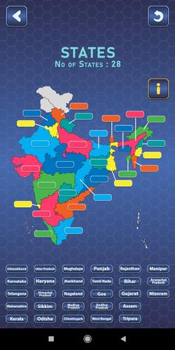 India Mapper-(India Map Game) スクリーンショット 4