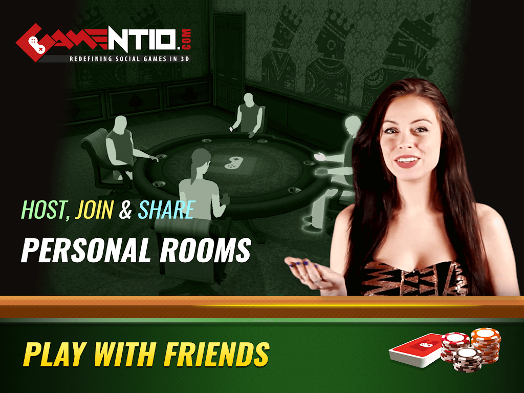 Gamentio 3D: Poker Teenpatti R应用截图第3张