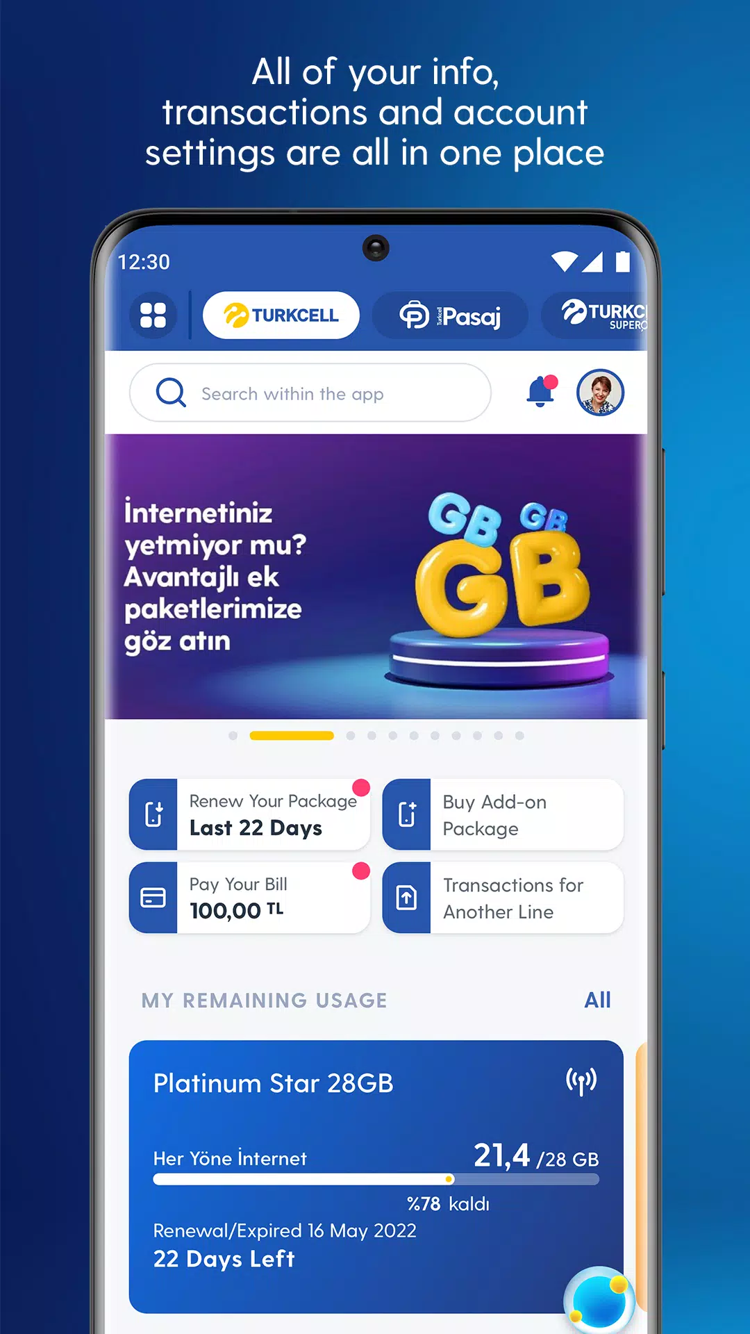 Turkcell स्क्रीनशॉट 3