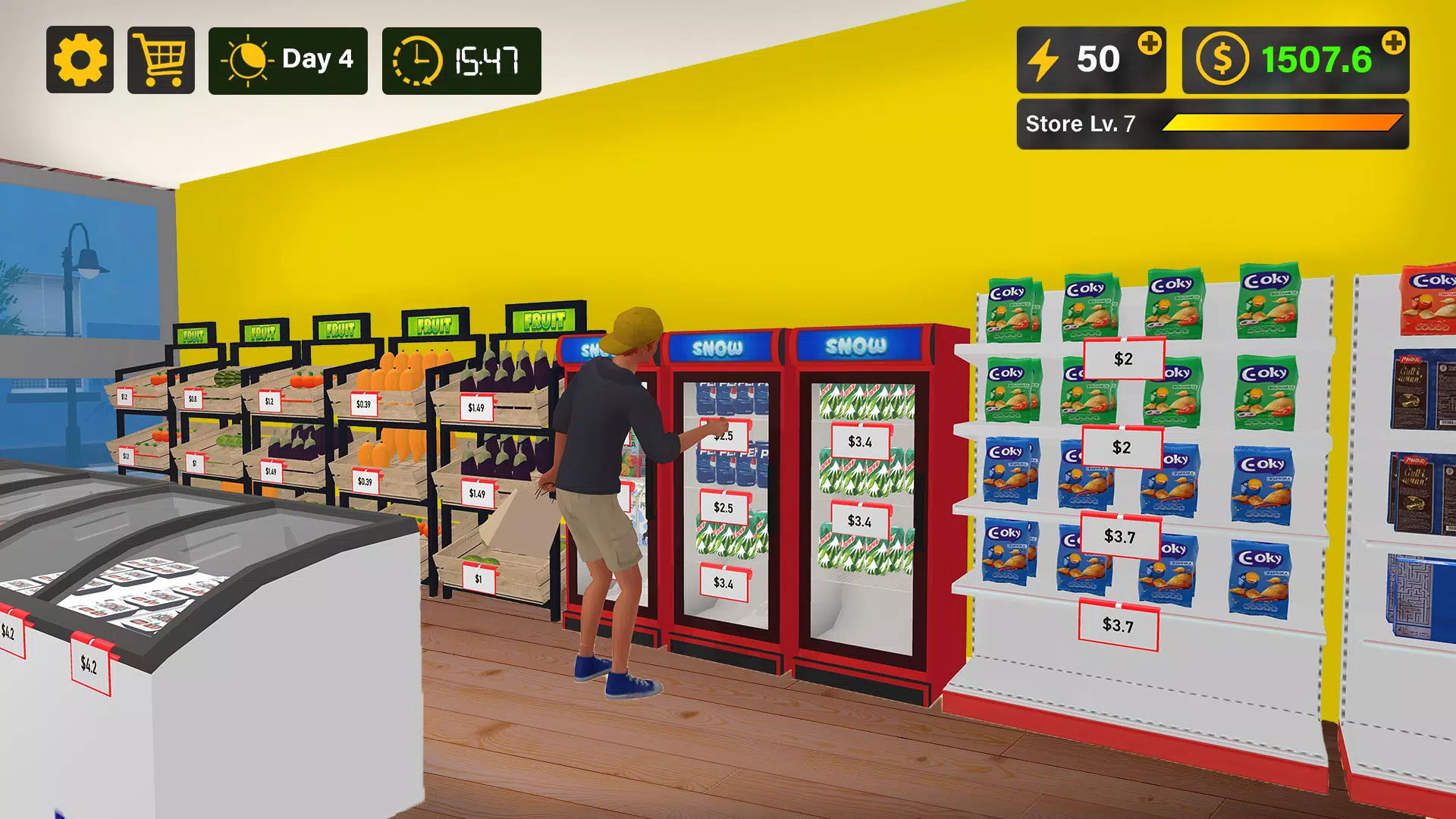 Supermarket 3D Simulation Game 스크린샷 1