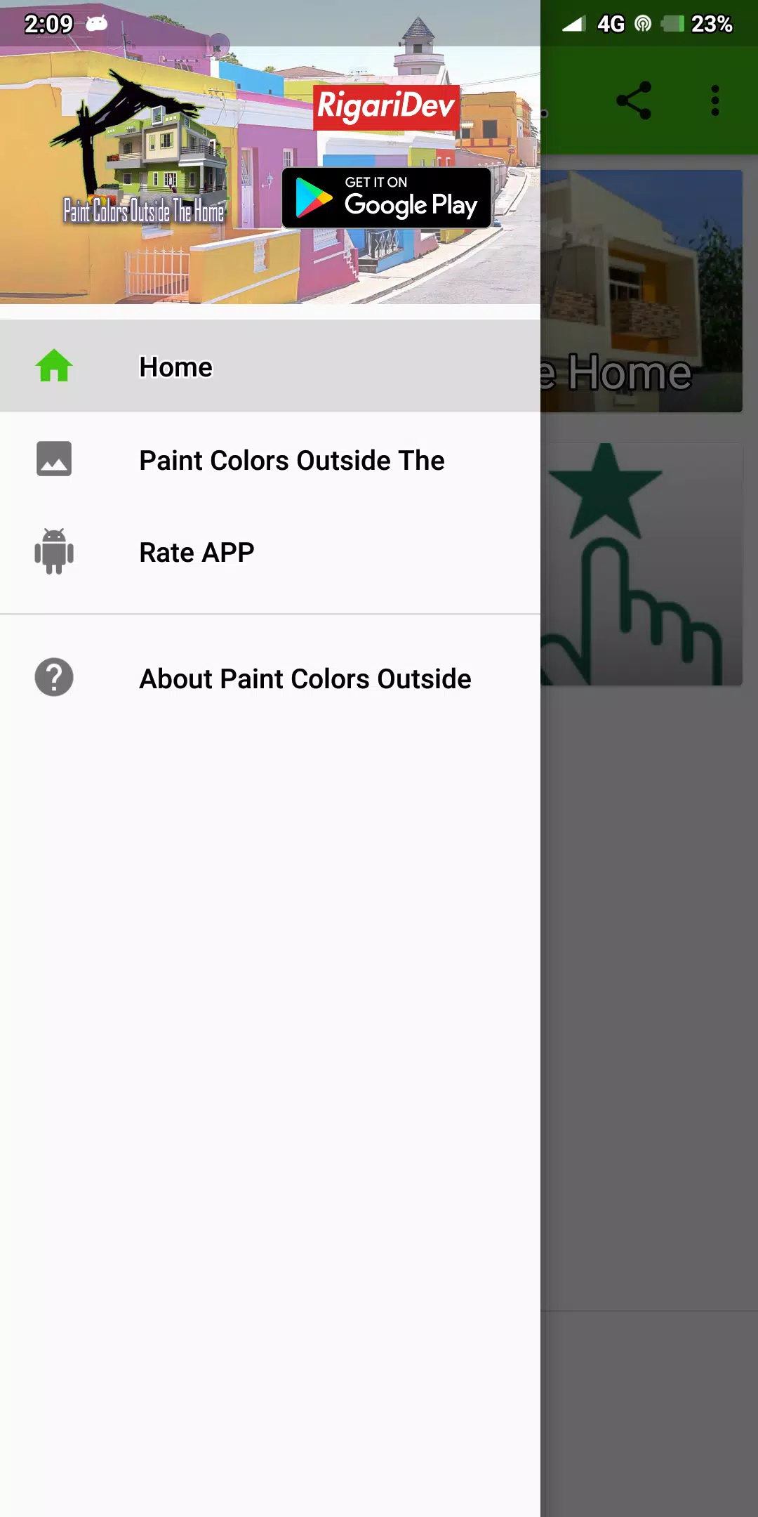 Paint Colors Outside The Home Screenshot 1