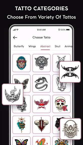 Tattoo on Photo: Tattoo design Screenshot 2