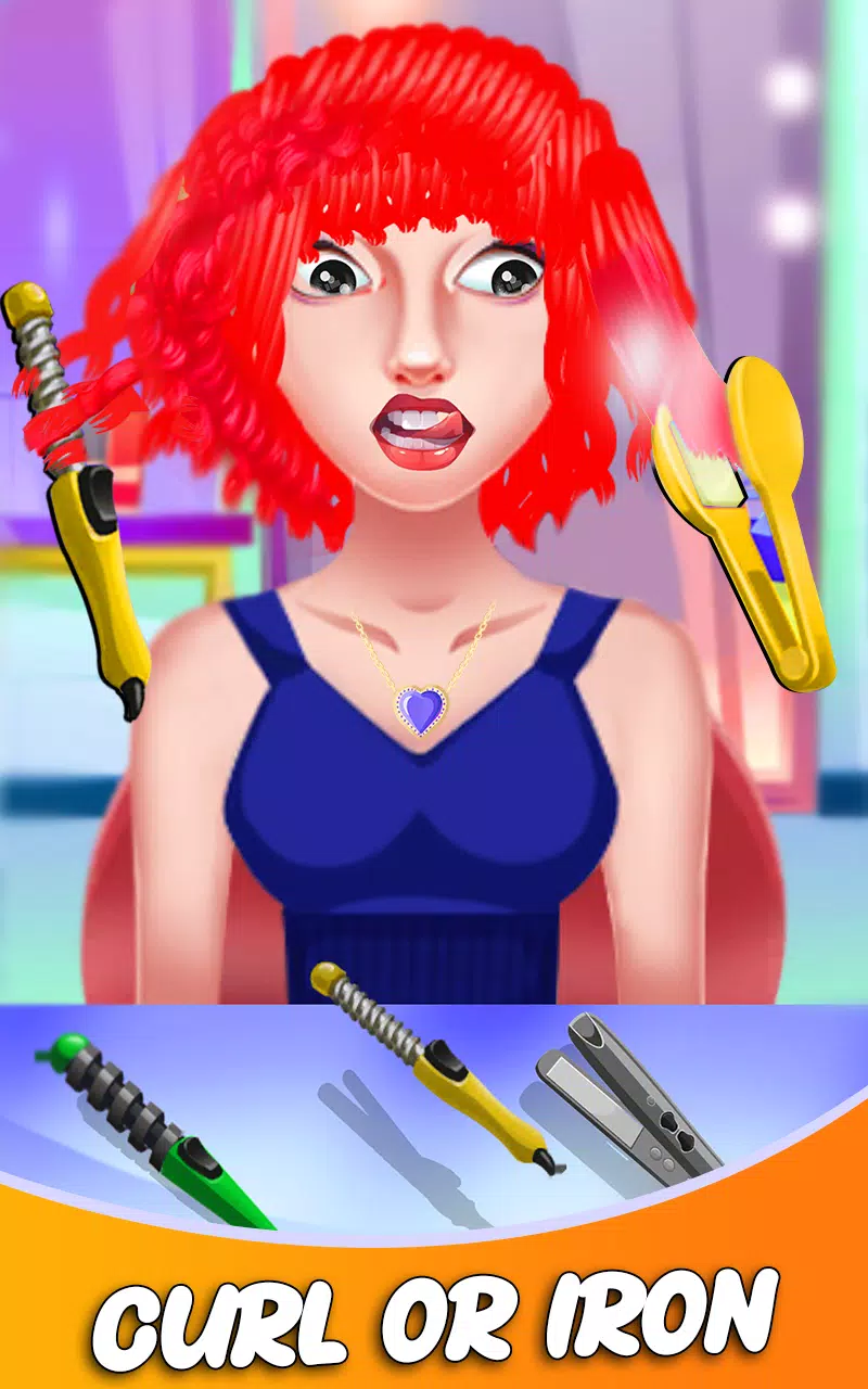 Fashion Girls Hair Salon Games Capture d'écran 2