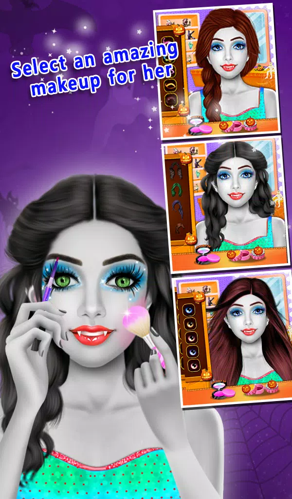 Halloween Makeover Salon Games應用截圖第3張