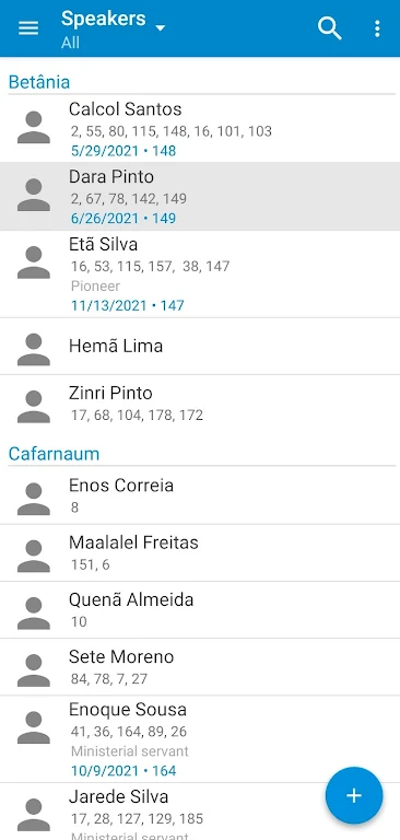 Meeting Schedule Builder Captura de pantalla 3