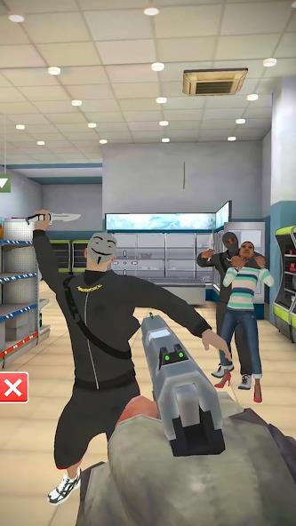 Rescue Cop: Shooting Game Mod स्क्रीनशॉट 2