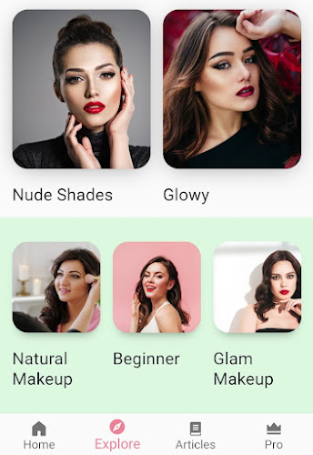 Makeup Tutorial App Capture d'écran 3