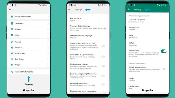 GBWhatsApp Pro v17.77 Captura de tela 3