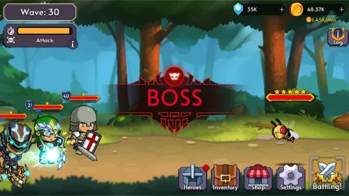 Mobile Heroes: Idle Heroes RPG Captura de pantalla 2