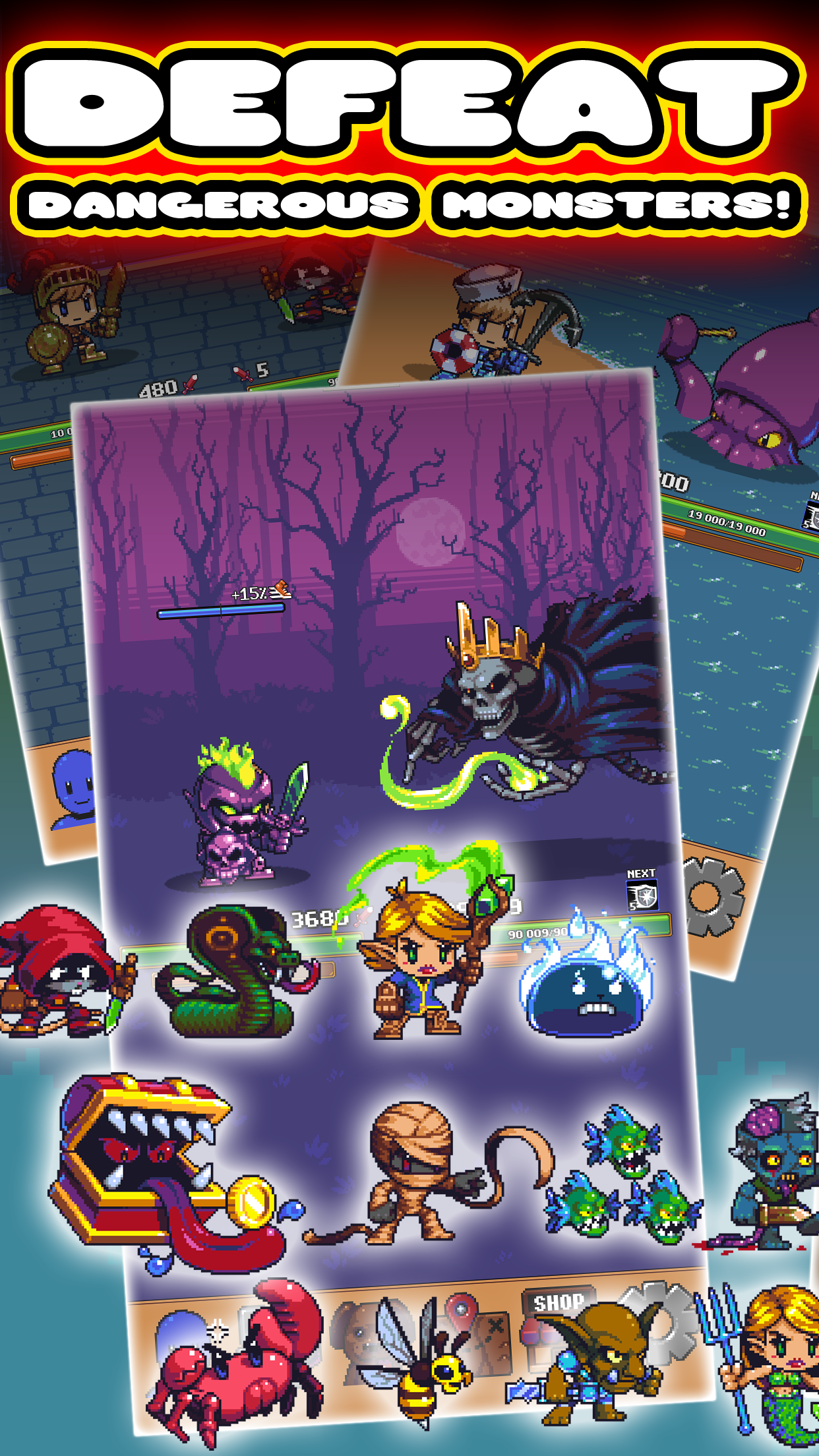 Idle Grindia: Dungeon Quest 스크린샷 1