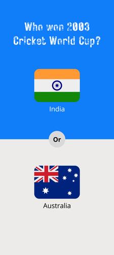 Cricket WorldCup: QuizMaster स्क्रीनशॉट 4