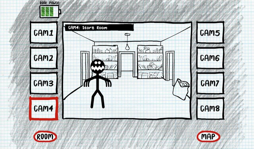 Stickman Five Nights Survival Скриншот 2