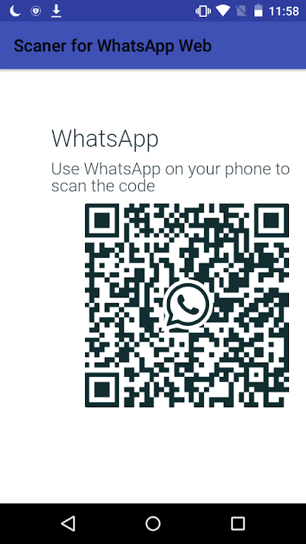 Scaner for WhatsApp Web Captura de pantalla 1