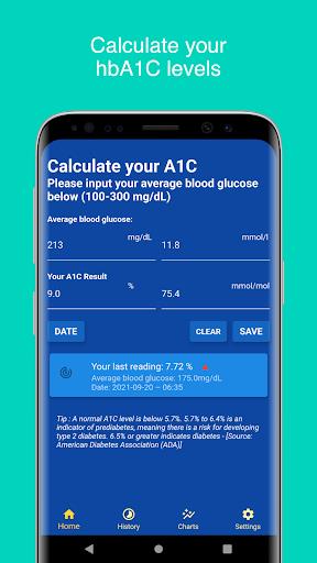 A1C Calculator - Blood Sugar T应用截图第1张