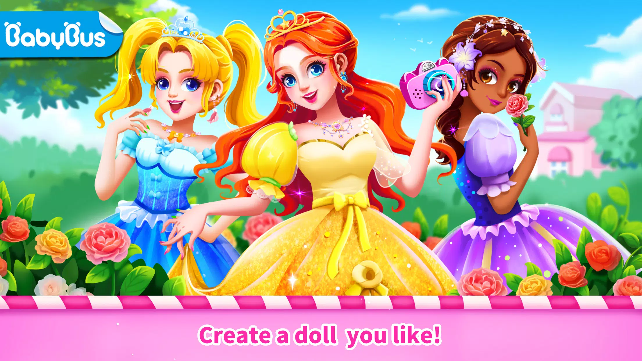 Little Panda: Doll Dress up Screenshot 1