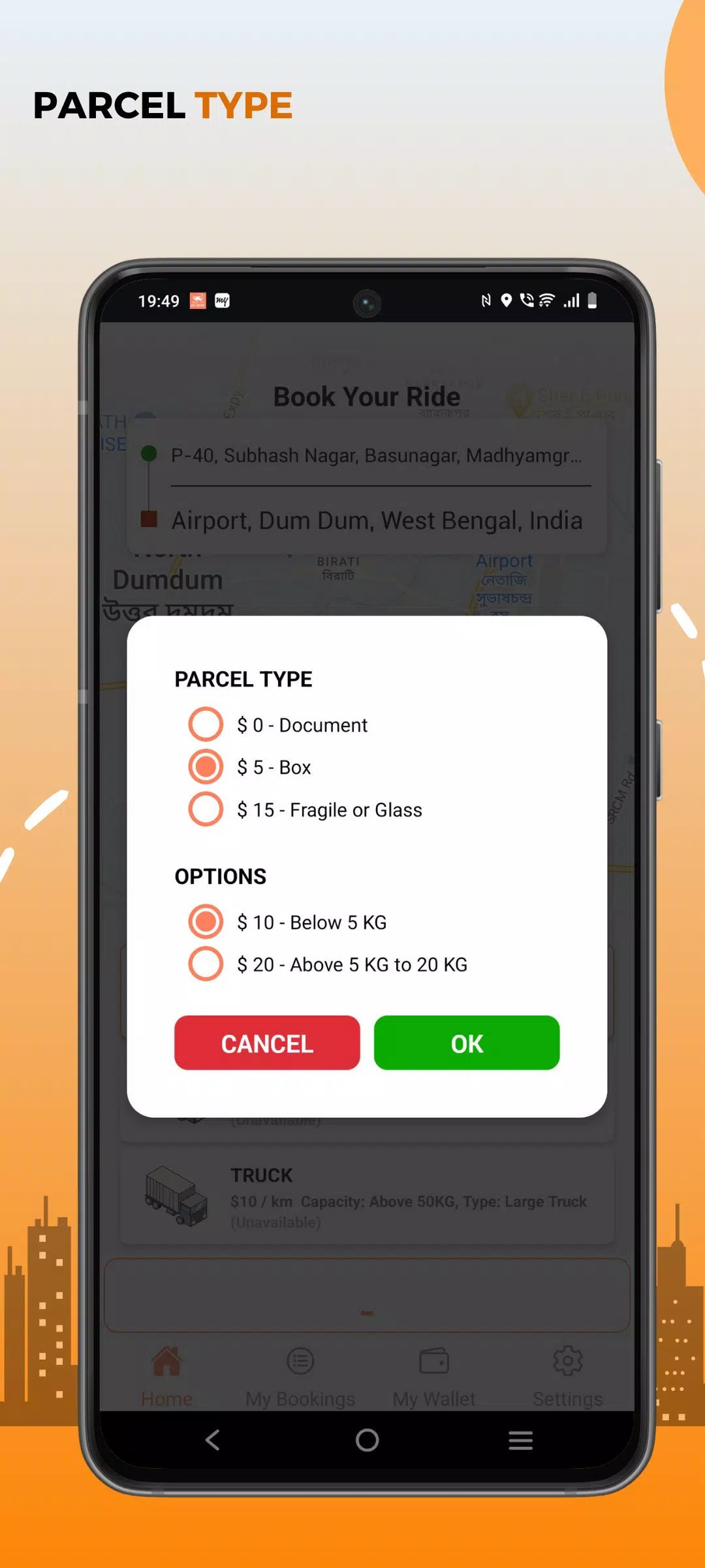 Exicube Delivery Screenshot 2