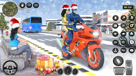 Superhero Bike Taxi Bike Games应用截图第4张