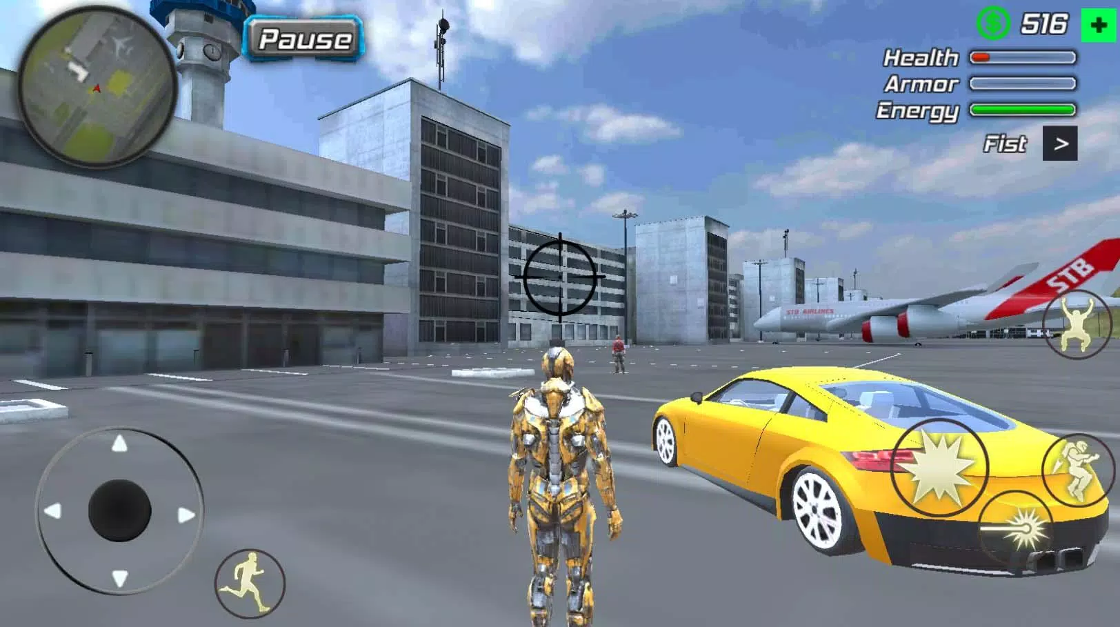 Super Crime Iron Hero Robot スクリーンショット 4