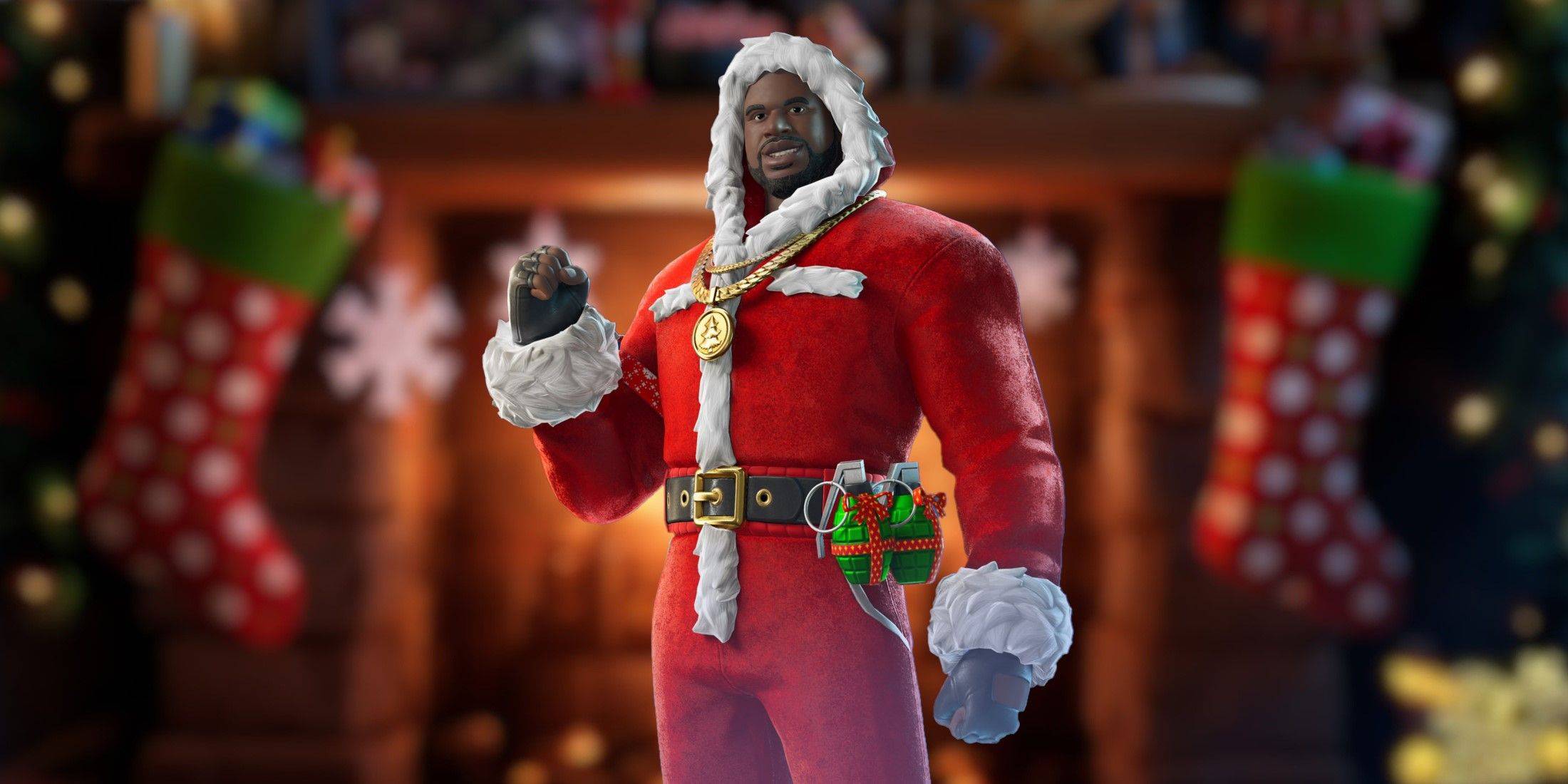 Fortnite: como conseguir a pele de Santa Shaq