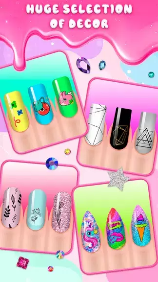 Girls Nail Salon Game:Nail Art 스크린샷 2