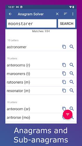 Anagram Solver स्क्रीनशॉट 2