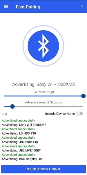 Bluetooth Le Spam स्क्रीनशॉट 1