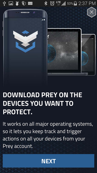 Prey: Find My Phone & Security Captura de tela 1