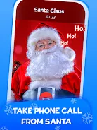 Fake Call Merry Christmas Game Captura de pantalla 1