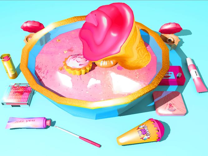 Makeup Slime Fidget Toys Games 스크린샷 4