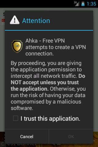Ahka - Free VPN Captura de pantalla 3
