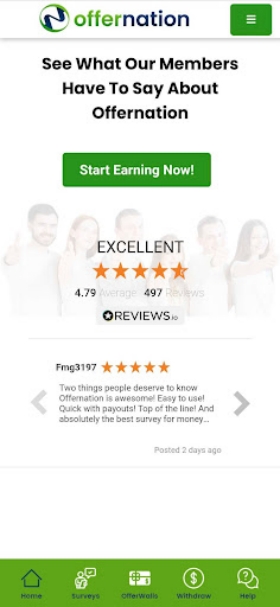 OfferNation Make Money Online Screenshot 1