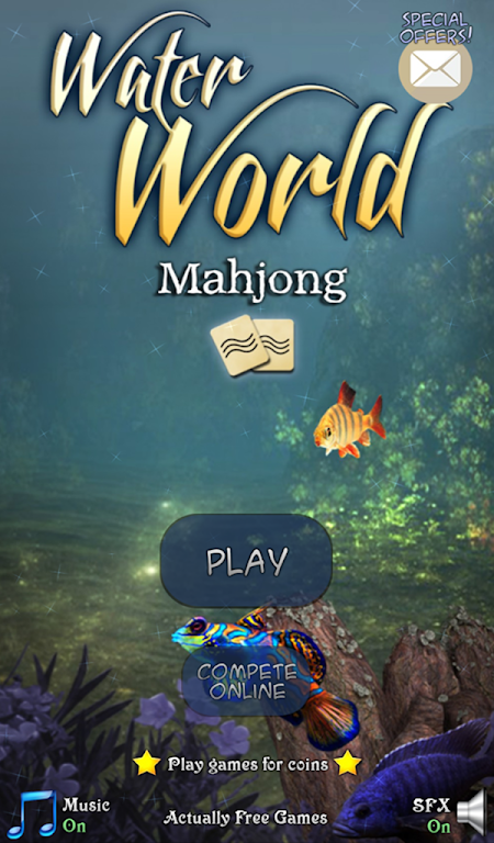 Hidden Mahjong: Underwater World應用截圖第1張