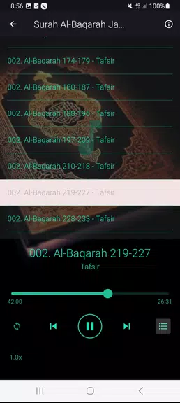 Tafseer Al Baqarah (1 - 286) Capture d'écran 4