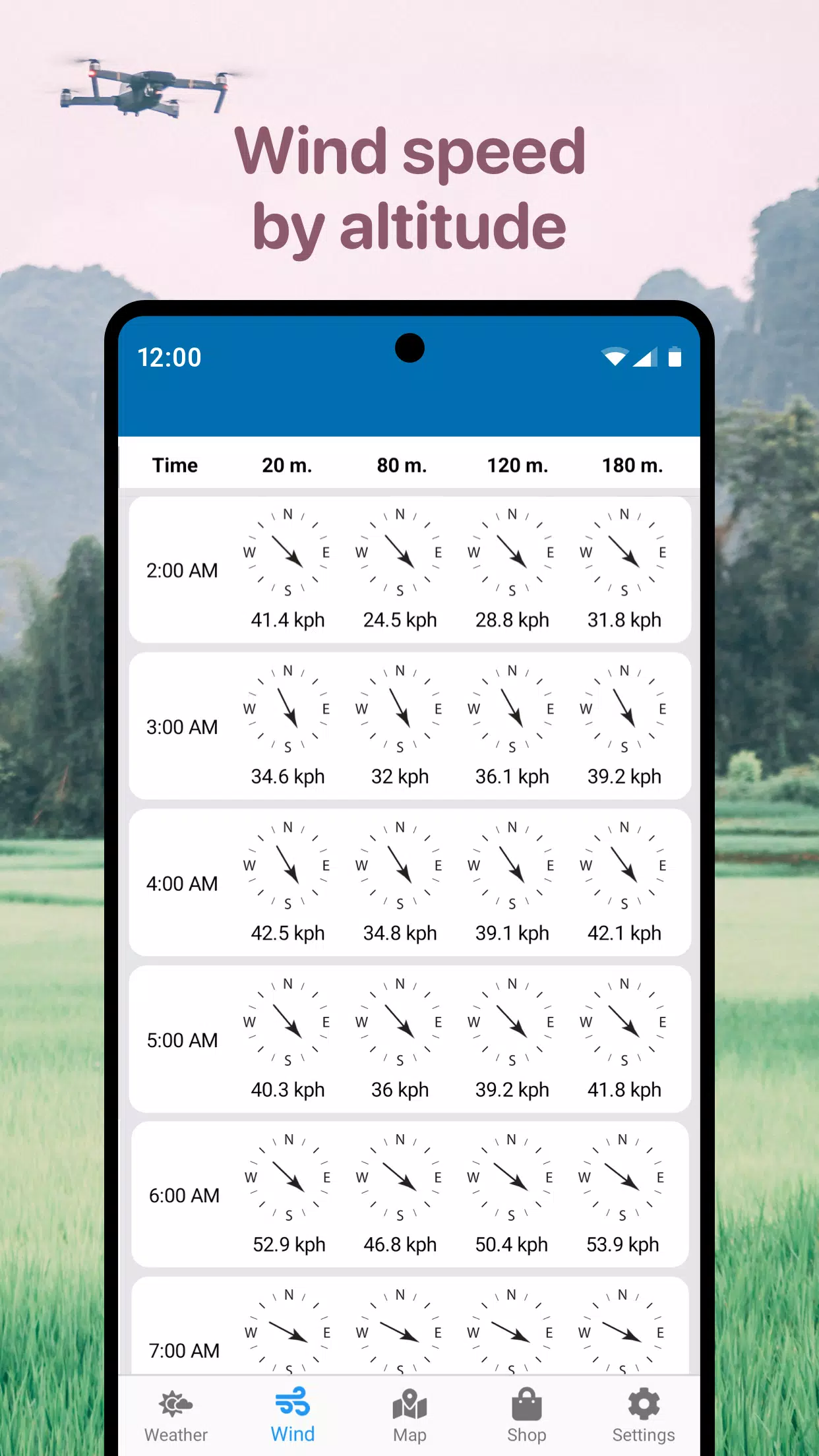 Drone App: Forecast for UAV Capture d'écran 4