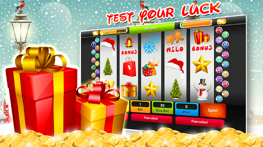 Christmas Slots Casino Capture d'écran 1