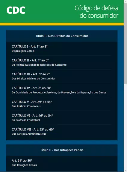 Código de Defesa do Consumidor Capture d'écran 2