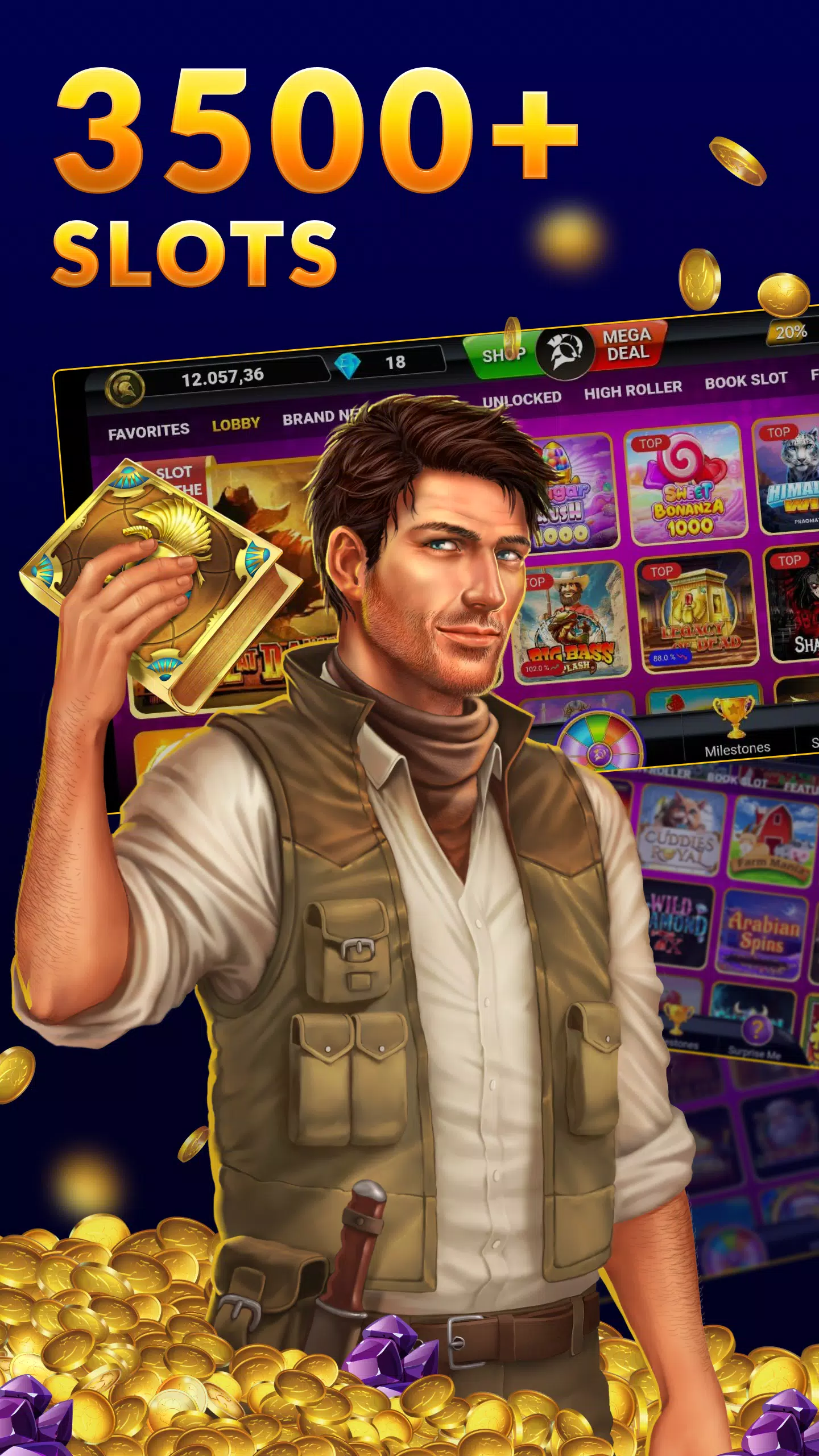 SpinArena Online Casino Slots Captura de tela 1