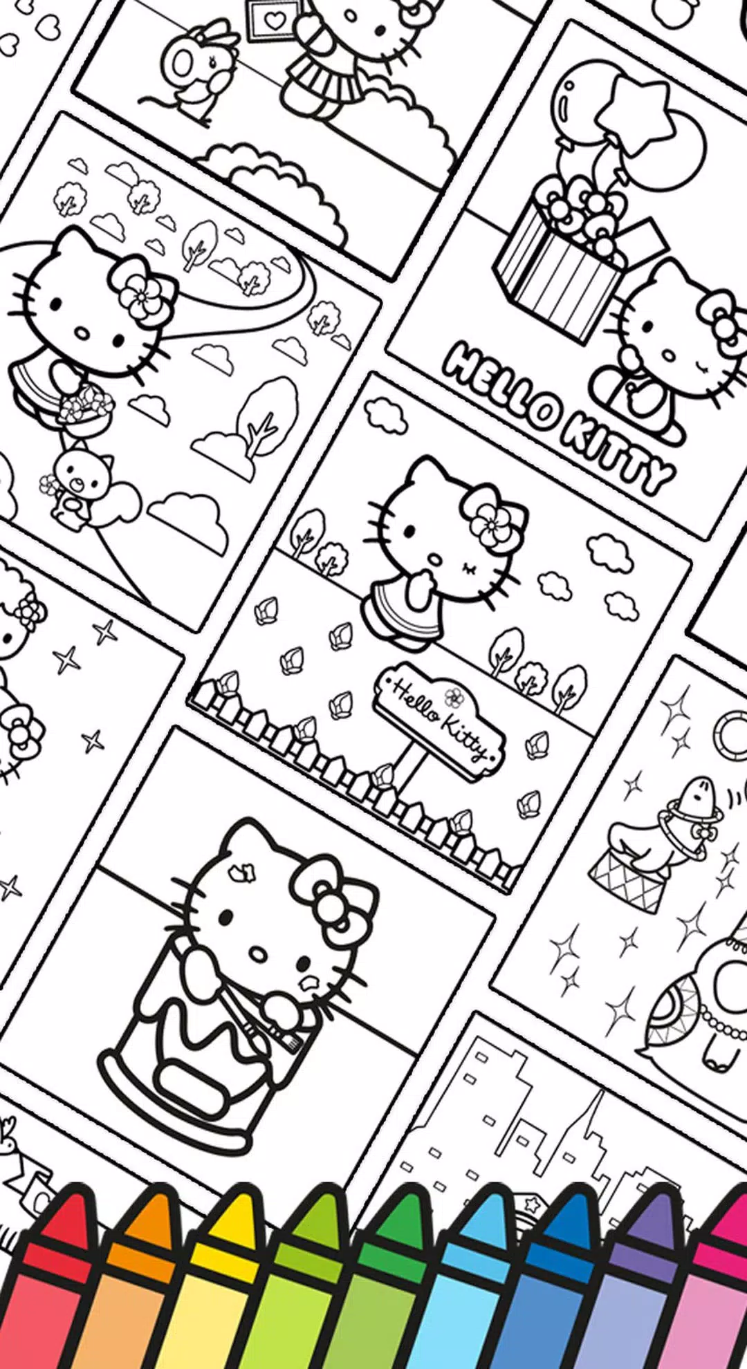 Hello Kitty: Livre Coloriage Capture d'écran 3