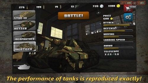 Attack on Tank : World Warfare Capture d'écran 3