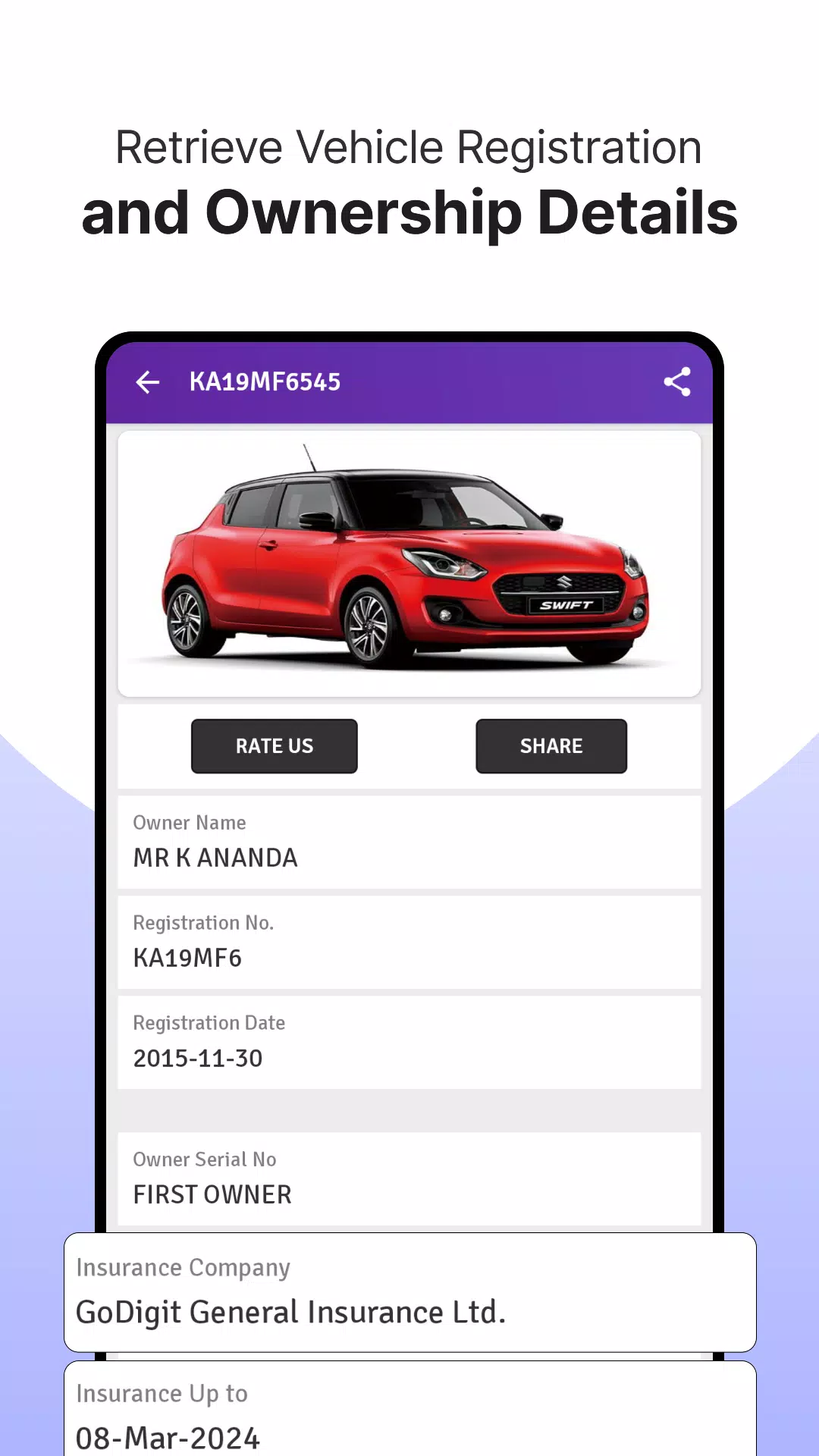 RTO Vehicle Info App, Challan 스크린샷 2