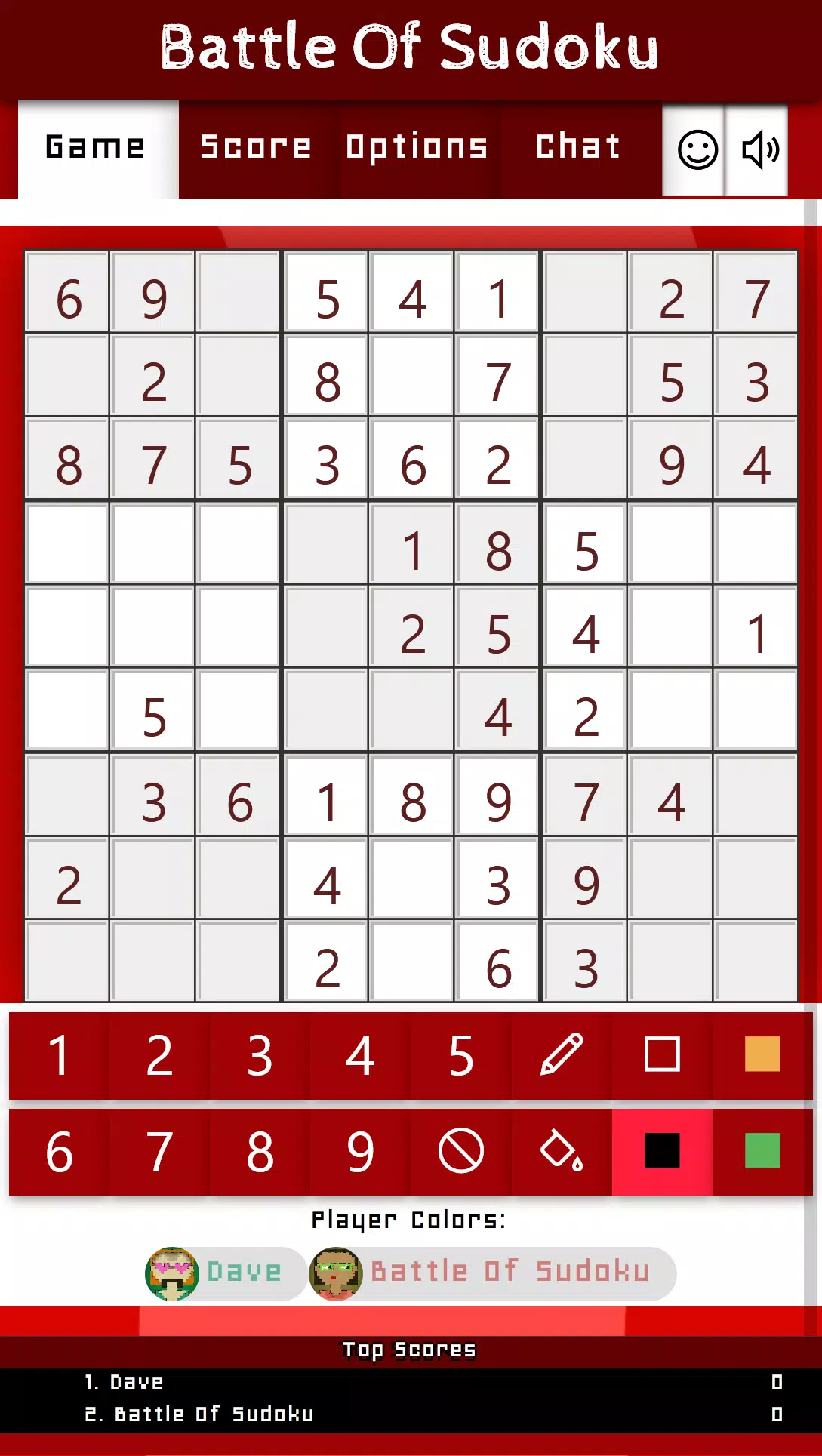 Battle Of Sudoku Скриншот 1