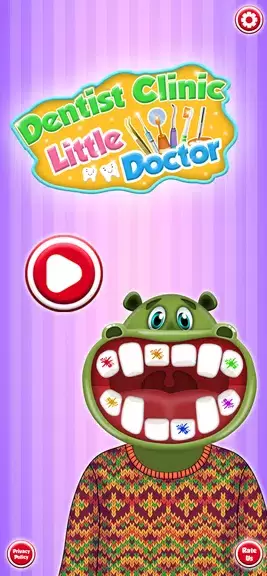 Hippo's Doctor : Dentist Games Capture d'écran 3