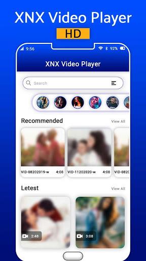 XNX Video Player - All Format HD Video Player Captura de pantalla 1