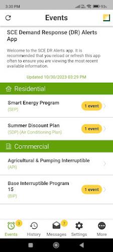 SCE DR Alerts 스크린샷 1