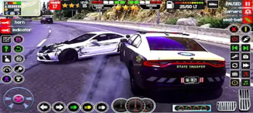 Police Car Game Police Sim 3D Captura de pantalla 2