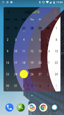 Month Calendar Widget by BiHSnow Capture d'écran 3