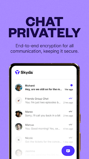 Skyda - Chats & VPN应用截图第1张