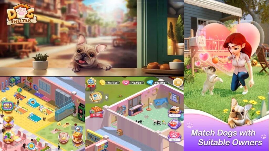 Pet Shelter Tycoon: Cuide de seus animais de estimação e resolva mistérios