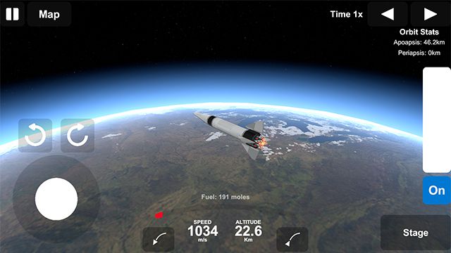 Ellipse: Rocket Simulator Capture d'écran 3