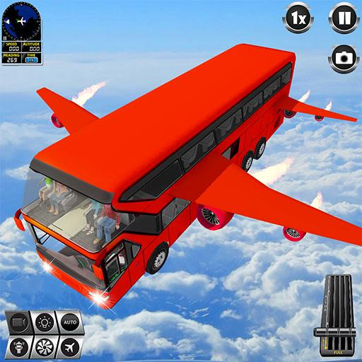 Fliegend Bus Simulator Spiele